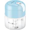 EASY SPEED EASYSPEED Frullatore Tritatutto Tritacarne Elettrico Chopper Batteria Ricaricabile USB Type-C Portatile,Adatto Per Cucina A Base Di Carne,Frutta E Verdura,In Cucina,Blu
