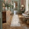 PureCozy Vintage Tappeto Cucina 60x180cm Beige Lavabile in Lavatrice | Tappeto Corridoio,Camera da Letto,Sala Soggiorno,Carpet,Pelo Corto,Antiscivolo,Runner Rug