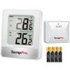 TempPro Termometro TP200C Ambiente Interno Esterno Wireless Termometro Casa | Con Sensore Temperatura Fino A 150 M Termometro Per Esterni Giardino Cantina Casa Stanza Ufficio Precedentemente ThermoPro