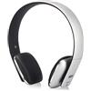 August EP636 Cuffie wireless on-ear Bluetooth 5.3 con NFC e microfono | Chiamate vivavoce, suono stereo con cancellazione rumore, archetto regolabile, 15h autonomia, leggero, USB-C - Bianco