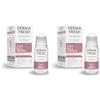 Dermafresh Deodorante Roll-On 24h Pelle Sensibile Antimacchia 50 mL (Confezione da 2)