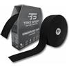 TS TAKE SPORT- kinesio tape, nastro kinesiologico, nastro sportivo, Formato Maxi 5cm x 35m, Colore Nero, Resistente ad acqua e sudore. (NERO)