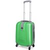 Valigeria.shop Trolley ORMI Bagaglio a Mano IDONEO RYANAIR 52x35x20 Cm. Leggero Rigido in Abs, Valigia fino a 32 Litri 8-10 KG con 4 Ruote (52cm, Verde)