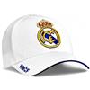 Real Madrid Cappello Real Madrid Ufficiale Cappellino Berretto Bianco