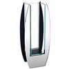 Royal Imports Vaso in vetro a specchio per fiori, ovale, 12,7 x 30,5 cm, decorativo moderno centrotavola floreale per decorare la casa, soggiorno, bagno, cucina, camino, mensola, tavolo, ingresso,