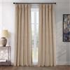HPD Half Price Drapes Heritage - Tende in velluto felpato, lunghe 248 cm, oscuranti, per camera da letto e soggiorno, 127 x 238 cm, 1 pannello, colore: tortora museo