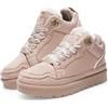 JOMIX Sneakers Donna Invernali Foderate con Peluche e Suola Rialzata | Scarpe casual calde con tomaia effetto scamosciato lacci e interno morbido per il comfort quotidiano nei mesi freddi