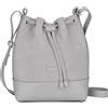 Expatrié Borsa da Donna Lily Sacca | Bucket Bag in Tela di Cotone ed Ecopelle, Borsa a Tracolla per lo Shopping, L'Ufficio, il Tempo libero