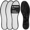 Kaps Set di Suole Artiche Invernali per Scarpe in Pelle di Montone, 3 Paia di Inserti per Scarpe Con Setole Morbide e Contorno in Cotone per Uomo e Donna, Davvero Calde, (41 EUR / 7 UK Men)