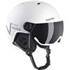 BLACK CREVICE Casco da sci Kaprun I Casco da sci con visiera stile pilota in diversi colori I Casco da sci uomo & donna I Casco da snowboard unisex I Casco da sci traspirante I Regolabile