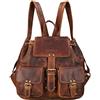 STILORD "Larissa" Zaino Donna Vintage in Pelle Zainetto A4 per PC Tablet MacBook 13,3 pollici casual retrò in vera pelle Colore:kara - cognac