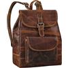 STILORD "Adele Borsa Zaino Donna Piccolo in Pelle, Zainetto Borse Colore:luino - marrone