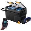 BougeRV CRD2 V2.0 Frigo 49L con Batteria 240Wh, 2 Porte Doppia, -20℃~20℃ | Ruote Maniglia 12V 24V 230V Portatile Campeggio Compressore App IPX4 (2026 Novità)