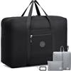BAGZY Bagaglio a Mano 55x40x20 Ryanair Lufthansa，Pieghevole Borsone da Viaggio Leggero Borsa Palestra Valigia Trolley Borsa da Cabina Impermeabile a Tracolla Sportiva per Weekend