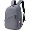 BAGZY Zaino 40x30x15 ITA Airways Bagaglio a Mano 40x15x30 British Airways Antifurto Zainetto da Viaggio Aereo Piccolo Borsa Da Cabina Impermeabile Zaini Classico per College Scuola Donna Uomo Grigio