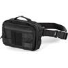 5.11 Rush Moab 3 Borsa A Tracolla Tattica 4L Nera - Edc Modulare - Compatibile Molle E Ccw - Trasporto A Tracolla O In Vita - Organizzazione Intelligente
