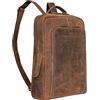 STILORD "Daniele" Zaino da Lavoro in Pelle Uomo Donna 13 Pollici Laptop Backpack Zaino da Viaggio Vintage Bagaglio a Mano Business Zaini porta PC Colore:calais - marrone