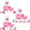 RAVEN 3in1 Inline Skates Pattini in linea Triskates Pattini a rotelle per bambini, ragazze e ragazzi regolabili