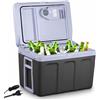 Arebos Borsa frigo da 40 Litri | per Raffreddare e Mantenere al Caldo | Mini Frigo per Auto, Camion, Barca e Camper | con modalità Eco |12/230 V e Presa | Frigoriferi Portatile Elettrico | Antracite