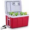 Arebos Borsa Frigo Elettrica 40 L | Frigo Portatile per Auto | 12/230 V | Mini frigo per auto, camion, barca e camper | modalità Eco | 12/230 V + presa | frigo portatile elettrico 40 litri | rosso