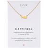 LUUK LIFESTYLE Stainless steel necklace with cute pendants, Angel Wings|Whale|Baguette|Pinecone|Bunny|Honeybee|Duck|Flower, Gifts for Women, 50cm adjustable chain, Silver|Gold|Rose Gold