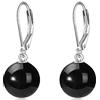 VONALA Orecchini con perle in argento Sterling, da appendere, per donne e ragazze