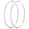 GoldChic Orecchini Cerchio Donna Semplici, Leggeri e Comodi Larghezza 2 mm | Leggeri e Ipoallergenici, Argento/Oro/Oro Rosa/Nero, 15 mm/20 mm/30 mm/40 mm/50 mm/60 mm/70 mm/80 mm/90 mm/100 mm