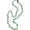 Sorelle Frappalà Collana artigianale fatta a mano, lavorata all'uncinetto con filato Lurex prezioso e cristalli in vetro Boemia, chiusura asola con bottone Cristallo in tinta - Idea regalo. Pezzo unico.
