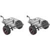 2 rimorchi per auto radiocomandate per Traxxas HSP Redcat RC4WD Tamiya Axial in