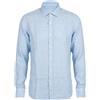 120% LINO - Camicia in lino - Celeste