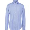 BARBA Napoli - Camicia fantasia - Blu