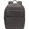 DUDU Zaino in Pelle da Viaggio Unisex per Uomo e Donna - Zaino Elegante e Resistente per Tablet, Escursioni e Lavoro - Spallacci Regolabili e Design Ergonomico Antracite