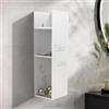 WJUAN Mensole da Muro Design 3 Livelli, Bianco Scaffale da Parete | Cubi da Parete in Metallo, Mensola ad Angolo con Lettere Traforate, Salvaspazio, per Ingresso, Corridoio, Soggiorno