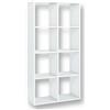 meble masztalerz Libreria 72 cm, 8 Scomparti, Bianco | Mobili Soggiorno 72x142x30 cm, Parete Divisoria per Interni, Moderna Libreria