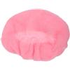 BESTYASH Copri Sedile per WC Morbido in Poliestere Lavabile e Sostituibile Colore Rosa, Copertura Decorativa per Coperchio del Water per Bagno di Casa