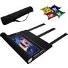 Hiwhy Tappetino Puzzle 1500 Pezzi 66 x 117 cm - Tappeto Arrotolabile con 3 Cinghie, 4 Piatti per Ordinare, Antiscivolo per Tappeti per Puzzle da 500/1000/1500 Pezzi, con Borsa e Rullo in Schiuma