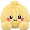 Generico Peluche Gigante Dumpling, Simpatico Cuscino Imbottito di Baozi, Decor Casa | 𝐒𝐪𝐮𝐢𝐬𝐡𝐲 Dumpling Giocattolo Antistress, Cuscino Peluche Morbido e Elastico, Giocattolo Fidget per Adulti