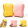 YIWANLLE Squishy Toast - Set di 2 giocattoli sensoriali ultra morbidi a rimbalzo lento, antistress, per bambini, adolescenti e adulti