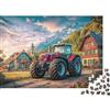generic puzzle300 pezzi scena notturna animata puzzle adulti trattore rurale puzzle in legno, forma irregolare puzzle giochi educativi per partire da 14 anni per ragazze e ragazzi