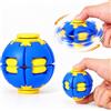 AEYAKA Helix Core Ball, Gioco Anti-Stress Rotante Ufficio - Blu L8 | Palla rotante anti-stress. Compatta 5,8cm per tasca/scrivania. Silenziosa per concentrazione, ufficio e scuola.