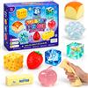 LGZIN 8 Pezzi Squishy Box, Squeeze Giocattoli, Giocattolo Antistress Squishy | Lento Ritorno, Antistress Giocattoli Sensoriali Toys per Adulti, per Decorazione Scrivania Regalo Festa