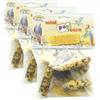 Quiko Mini Pop Corn per uccelli 170g pannocchie di mais naturale con preziosi nutrienti (Confezione da 3)