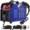 ORTOSUD Saldatrice Inverter 160A 3 in 1 MIG/MMA/LIFT TIG, Saldatrice a filo continuo No Gas, con pistola di saldatura MIG e filo da 0,8 mm, modello portatile per Fai Da Te e Lavori Professionali
