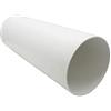 Kair Ventilation - Tubo per canalizzazione da 127 mm (5"), rotondo, rigido, lunghezza 350 mm, fornisce passaggio migliore dell'aria