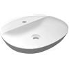 RAK Ceramics LAVABO AD INCASSO OVALE MONOFORO VARIANT 50 X 42 CM Bianco