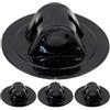 SUPVOX 4 Pezzi Supporto Motore per Kayak Gonfiabile Nero in PVC Regolabile | Montaggio Rapido e Sgancio Veloce, per Canoa e Motore Fuoribordo, Leggero da Trasportare