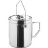 Fire-Maple Antarcti 1.2L Pentola da Campeggio in Acciaio Inossidabile con Cestello per Vapore da 1,2 L e Manico Pieghevole per Cucinare all'Aperto