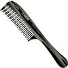 Kent Pettine districante a denti larghi 21T, fatto a mano, a denti larghi, per capelli lunghi e spessi, capelli ricci e ondulati, pettine districante per capelli bagnati e asciutti, pettine a