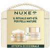 Nuxe Nuxuriance Gold Cofanetto viso antietà Crema Olio Giorno + Balsamo Notte, 2 x 50ml