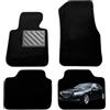 MTC Automotive Tappetini per BMW Serie 3 F30 (Berlina) / F31 (Touring) dal 2012-2019 Su misura, antiscivolo, battitacco in gomma rinforzata, velcro di fissaggio